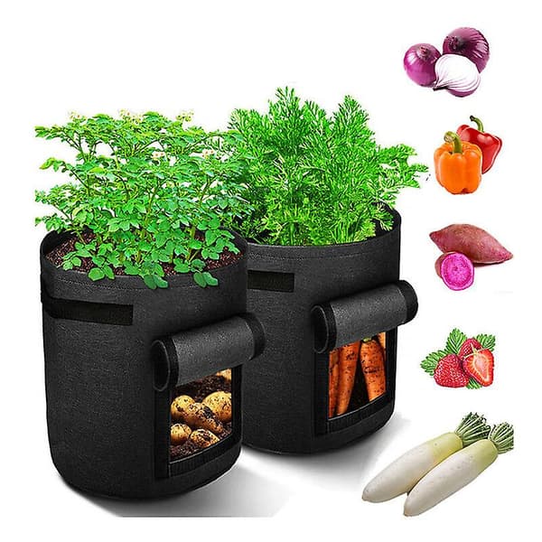 2-pack filtplanteringsväska grönsaksodlingsväska potatisplantering