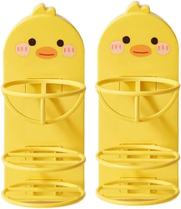 2 st Makeup Svamp Hållare Väggmonterad Förvaring Puderpuff Låda