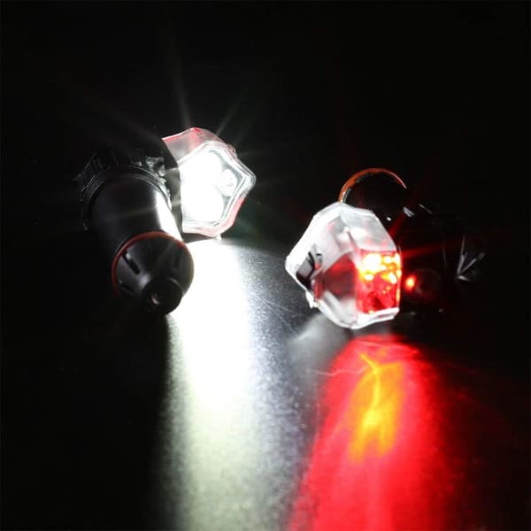 USB-oppladbare LED-indikatorer for sykkelstyre, 1 par