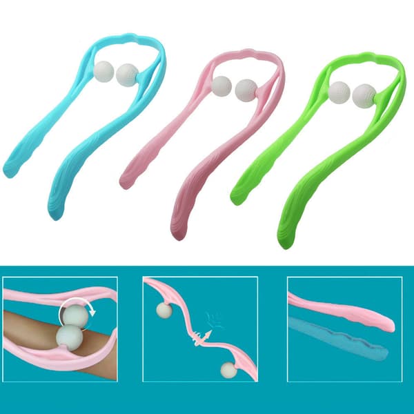 Nackmassager Shiatsu Djupvävnad Dubbla Triggerpunkter Axlar