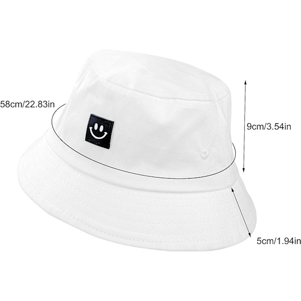 Bucket Hat Unisex Foldbar Bomuld UV Beskyttelse Åndbar Sol