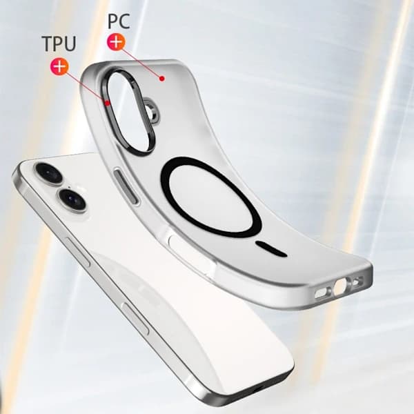 iPhone 16 Plus Cover MagSafe Hud Touch Mat Pink