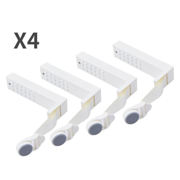 4-pack utdragbara lakanhållare hushålls spänne täcke klämma