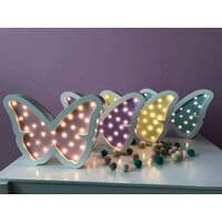 Butterfly Lantern Trelampe, nattlys og nattlys for
