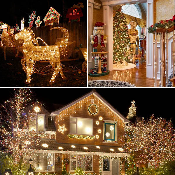 Batteridriven ljusslinga, 5M 50LED Inomhus LED-ljusslinga DXGHC
