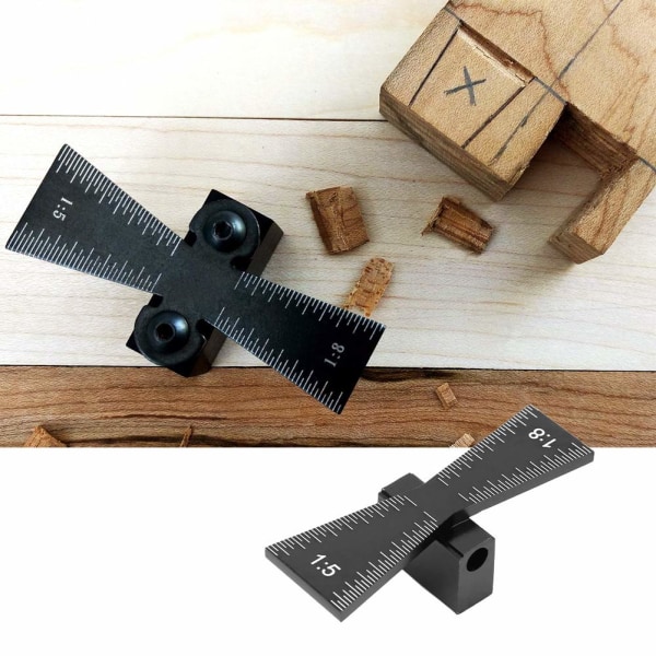 Dovetail-mærker, 1: 5 1: 8 Træbearbejdning Dovetail Jig, Dovetail Mar