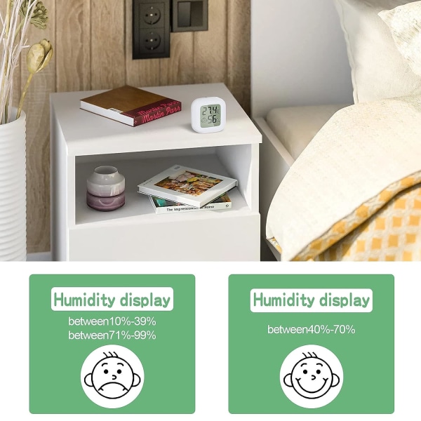 Mini LCD-termometri ja digitaalinen sisäilman kosteusmittari