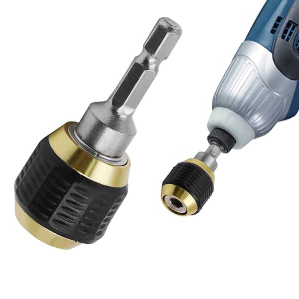 2-pakning 6,35 mm sekskant skaftborrforlengelse for elektrisk drill -