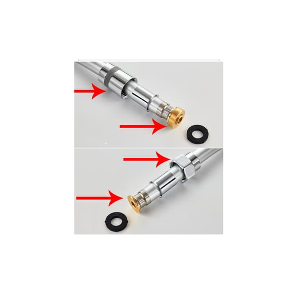 PVC duschslang 15m vattenslang trädgårdsslang, silver