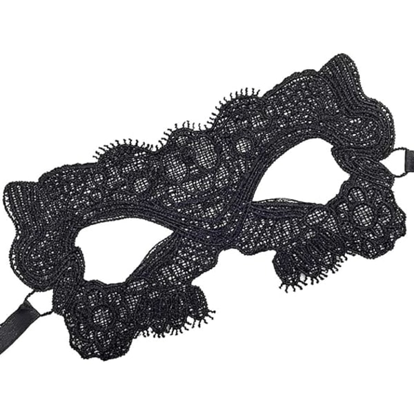 Women Sexy Black Lace Mask for Masquerade Halloween Party Pro DXGHC