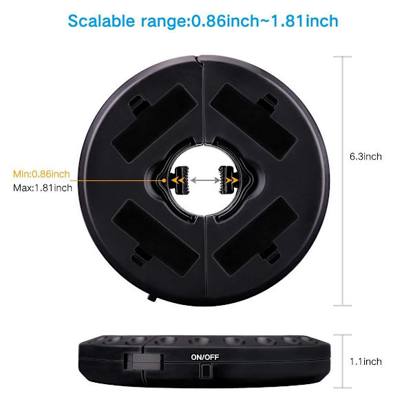 1 Stykke Patio Parasoll Lys 3 Lysstyrke Moduser Ledningsfri 28 LED