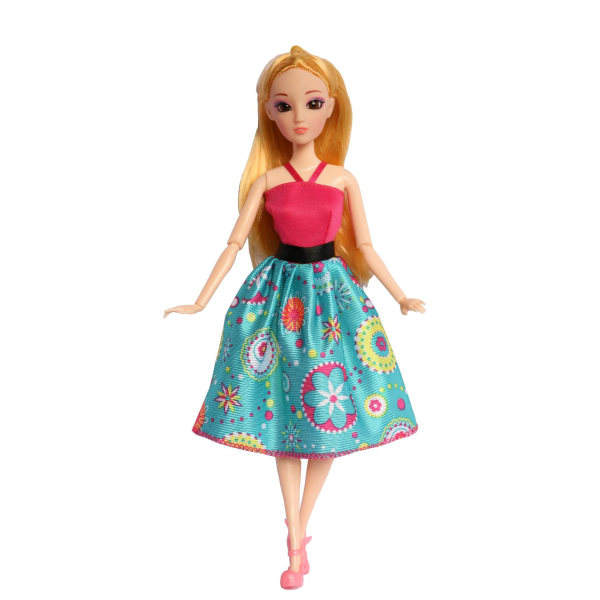 Barbie-dragt, 2 dele, 2 dukketilbehør, til børn 3 t