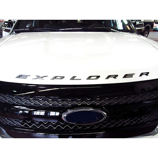 3D-bokstäver ABS Front Huv Kompatibel för 2011-2021 2022 Emblem Ex