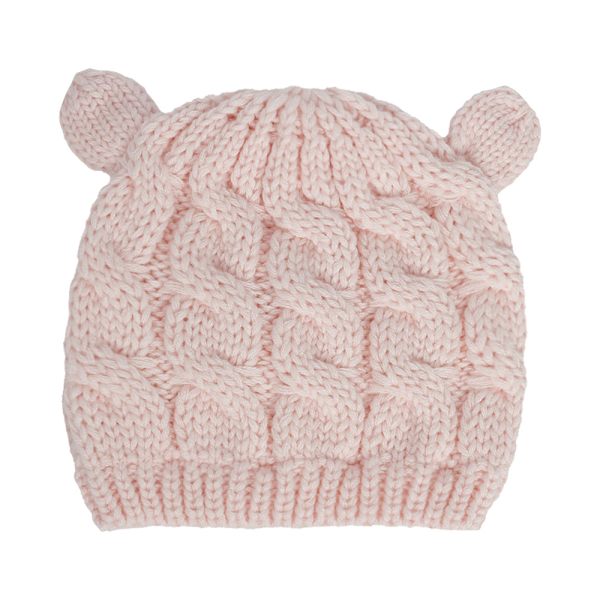 Babyhatt och Vantar Baby Flicka Pojke Beanie Set Stickad Vinter H DXGHC