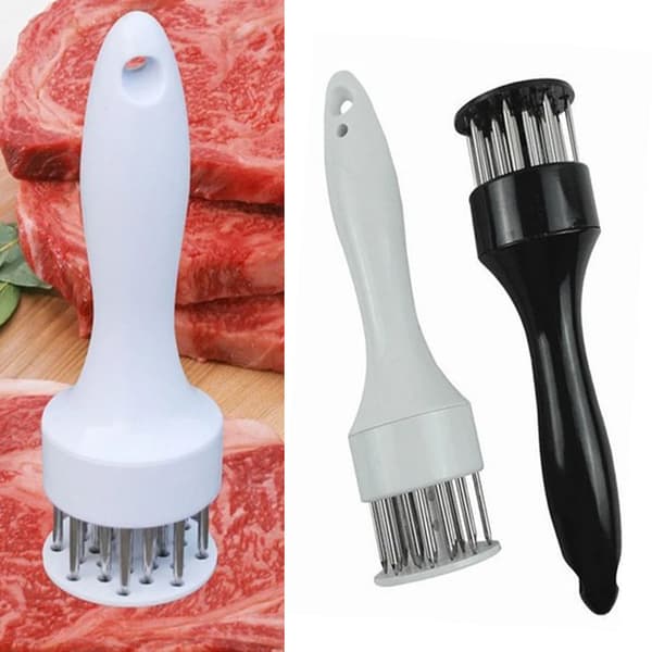 Biff, svinekotelett, rustfritt stål bacon-nål, bacon-hammer (