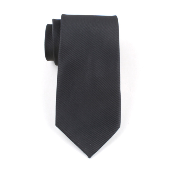 2 stk. Mænds slips Solid farve Ægte Mænds slips, Polyester Sil