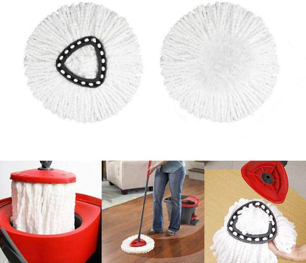 2-pakks Spin Mop-hode, kompatibelt med Ocedar EasyWring