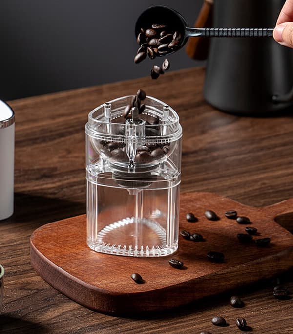 Elektrisk kaffekvarn Hushåll liten kaffebönkvarn USB b