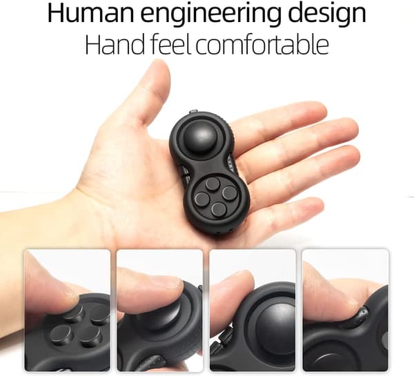 1 Stykke Fidget Pad for Barn og Voksne Controller Fidget Leke Str