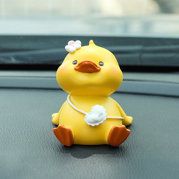 3 söta djurfigurer i miniatyr, kärlekstema, för bilen