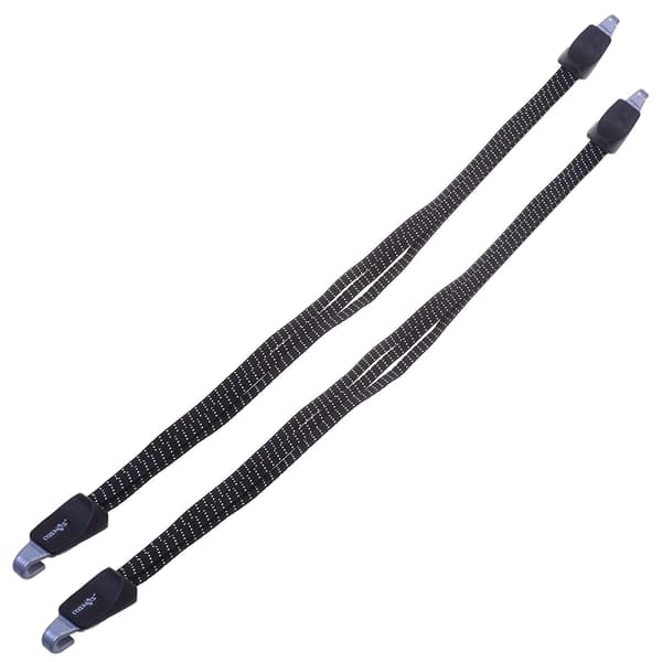 2-pack Elastiska Bungee-Snören med Krokar, 3-i-1 Bagagehållare