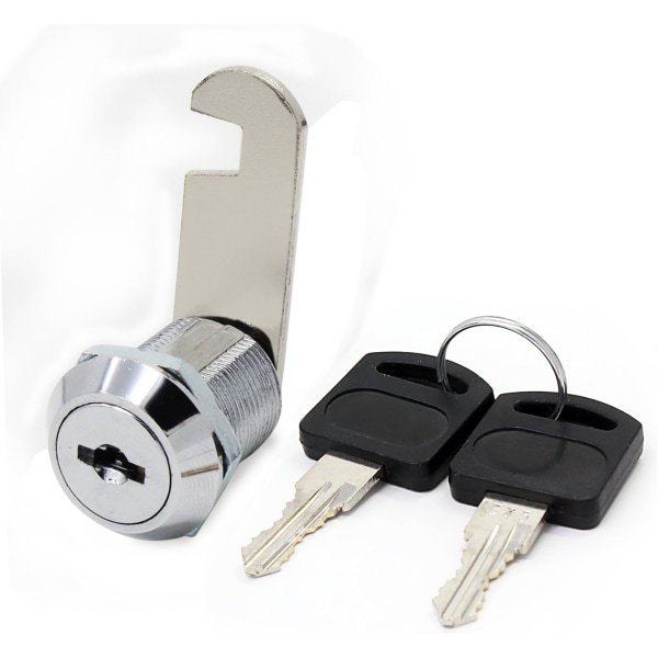 Säkerhetslås för brevlåda i rostfritt stål med matchande nycklar, 30 mm Dr