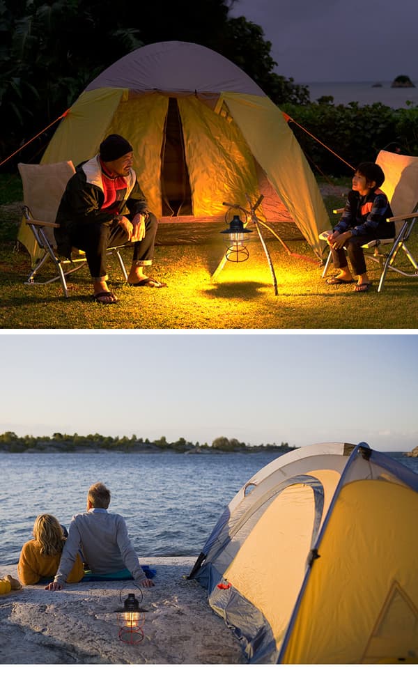 1 Stykke Bronse Utendørs Campingteltlys Camp Multifunksjonell H
