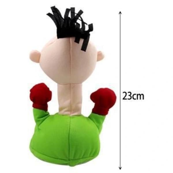 Rolig Punch Me Skrikande Docka, interaktiva leksaker Blå Blå one size