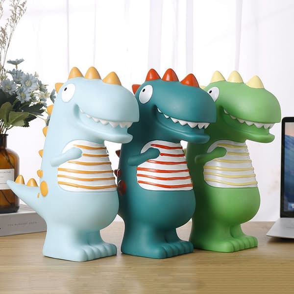 Barnens Spargris Original Dinosaur Spargris för Flickor DXGHC