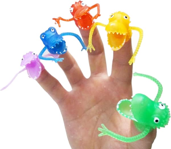 Monsterfingerdocka för barn, leksakspresent, festlig rolig leksak, dockteater