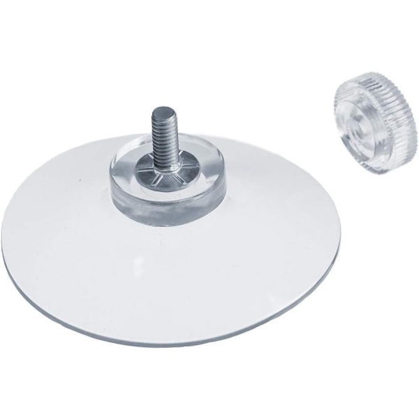 8 st sugkoppar Ø 50 mm med M4x10mm gänga med knutna muttrar Tr