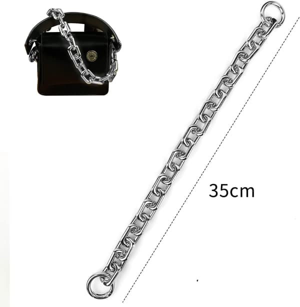 Sølv 1 stk - 35 cm, Kort Metall Lommekjede - Bærelenke DXGHC