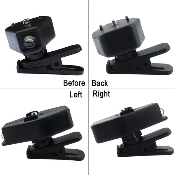 Leselys, Bærbar Mini LED-Briller, Klipslampe, Leselys