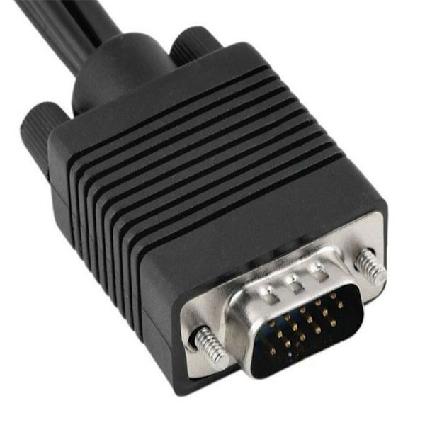 VGA till S +3RCA terminal kabel VGA till kvartalsöverföringskabel fo