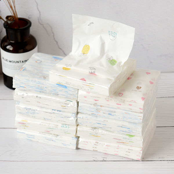 12-pack transparent toalettpapper för daglig användning, 50 ark per förpackning