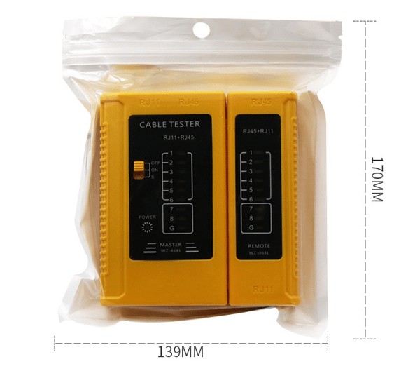 RJ11 RJ45 Kabeltester, Netværkstester Kontinuitetstester til Twis