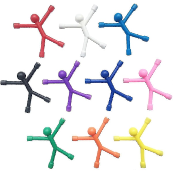 10 st Mini Kylskåpsmagneter i Rolig Design, Toosunny Söta Gummmagneter