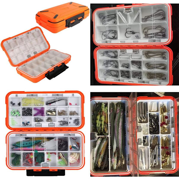 Plastik Fiskegrejboks - Lokke Opbevaring Agnsboks, Mul