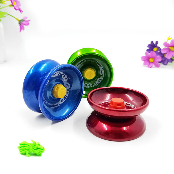 6 stk Profesjonelle Yoyo Aluminiumslegering String Yo-yo Kulelager I