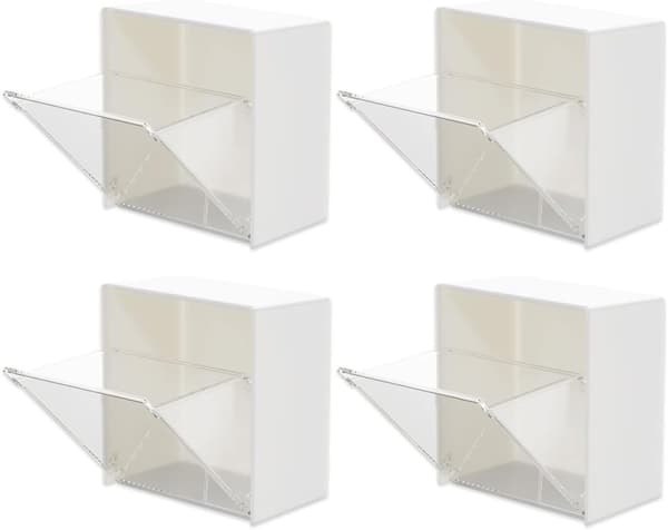 4 stk bomullsdottboks, bomullslagring, bomullsdispenser, c DXGHC