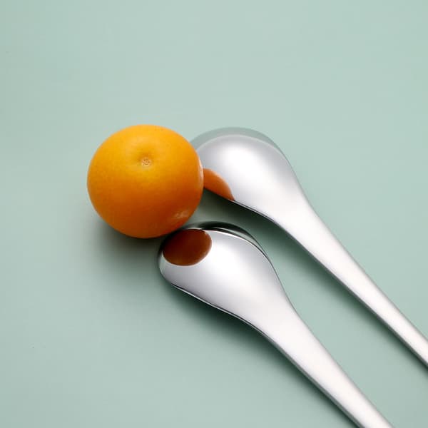 4 st Mini Rörpinnar, Kakdessertsskedar, Liten Hajsvans