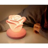 Luminaire Rose med Berøringssensor, Tre Lysstyrker, Romantisk USB-Nattlys