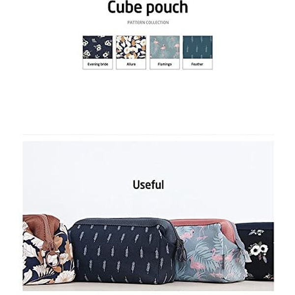 Lille Foldbar Kompakt Toilettaske, Makeuptaske, Japansk Stil C