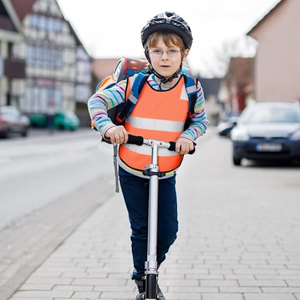 2 stk. Børns Reflekterende Vest Sikkerheds Synlighedsvest til DXGHC