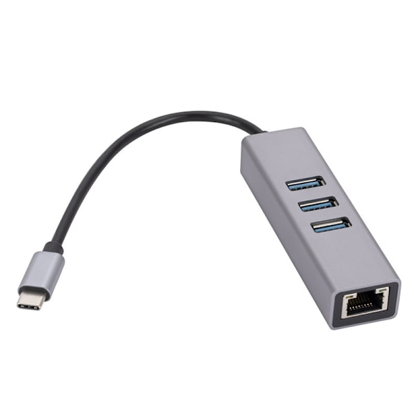 USB3.0 til rj45 netværksport USB splitter TYPEC forlængelsesdock USB
