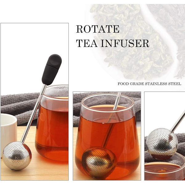 Kugleformet Te-infuser i Rustfrit Stål Te-si - Ultrafin H