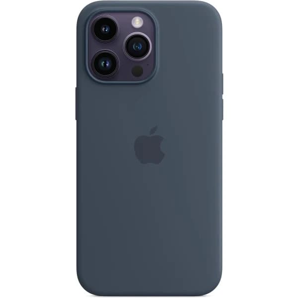 IC Apple Silikondeksel med MagSafe for iPhone 14 Pro Max Storm Blue, ta