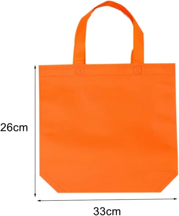30 st Non-Woven Väskor, 13*10.3 tum Återanvändbara Festpresentpåsar Tr