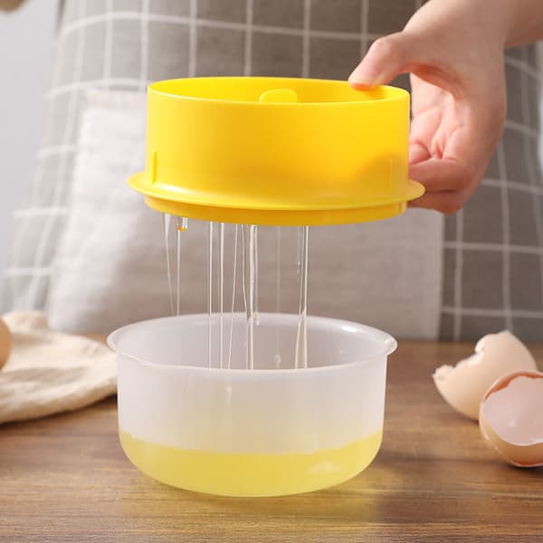 1 st äggvita-äggula-separator med förvaringslåda stor kapacitet