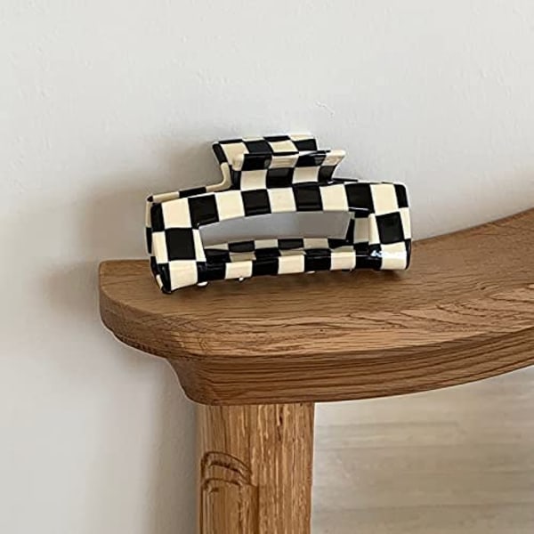 Zebra Rutig Dam & Flickor Hajklämmor (2 stycken)